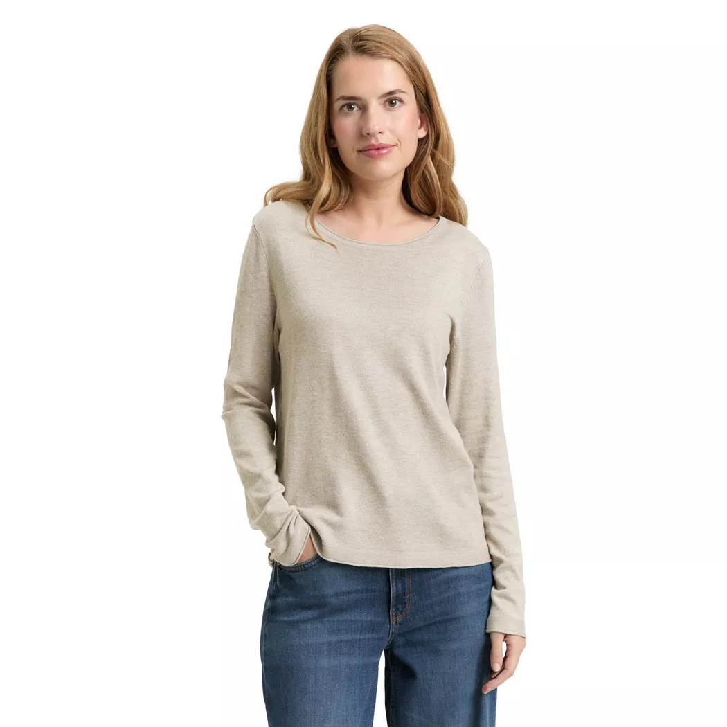 Tom Tailor - Pullover, für Damen, Grau, Größe S