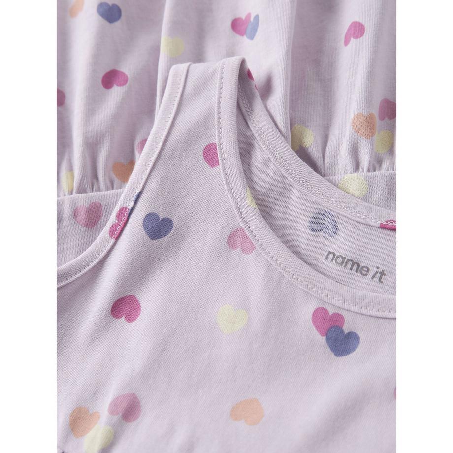 Name It Robe étagée imprimé cœurs  