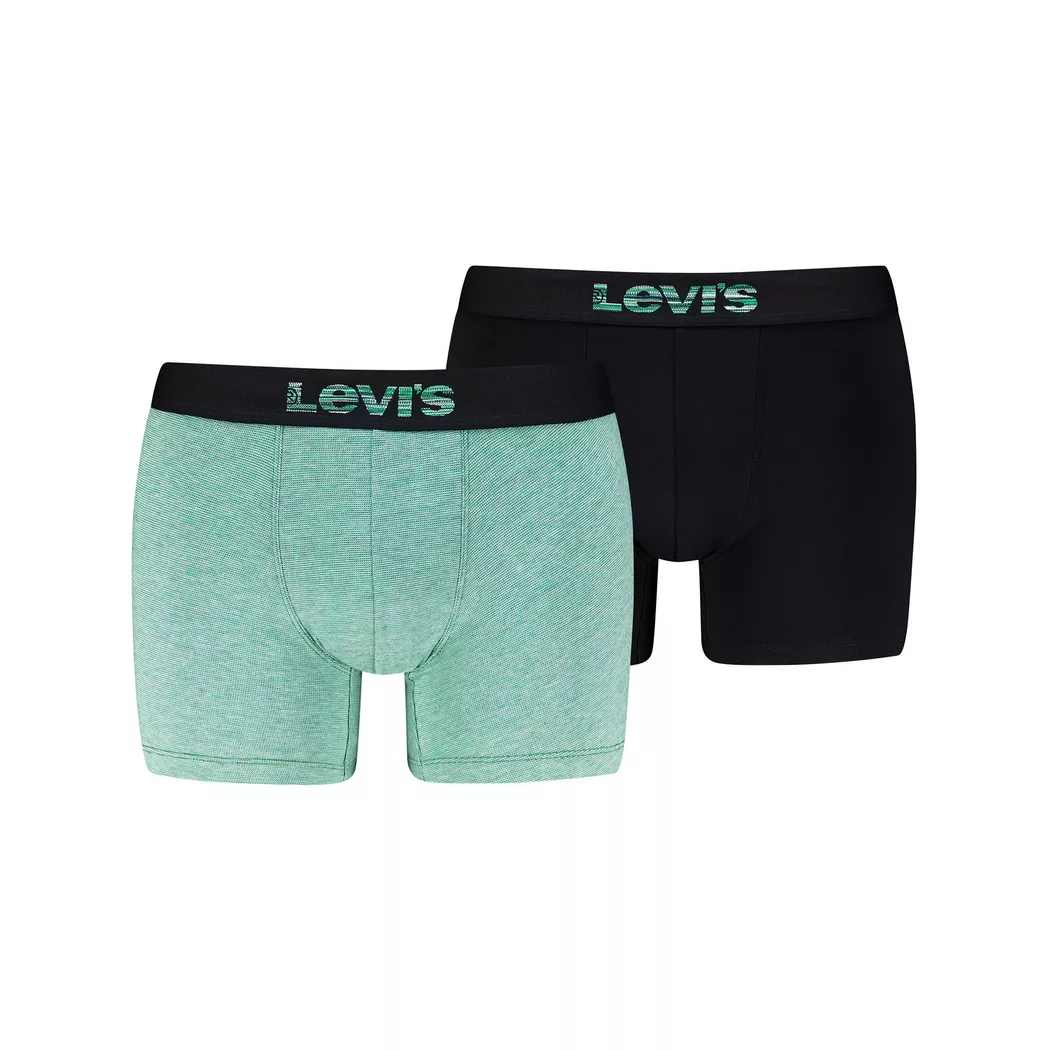 Levi's 701238426 Boxers Homme Vert/Gris Melange L 4
