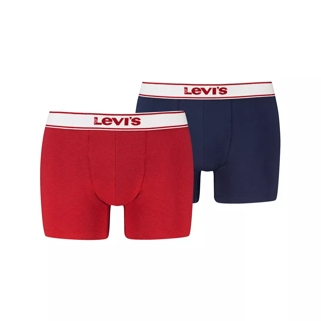 Levi´s Underwear Boxers 701238426 2 Unités Green / Grey Melange S Homme 3