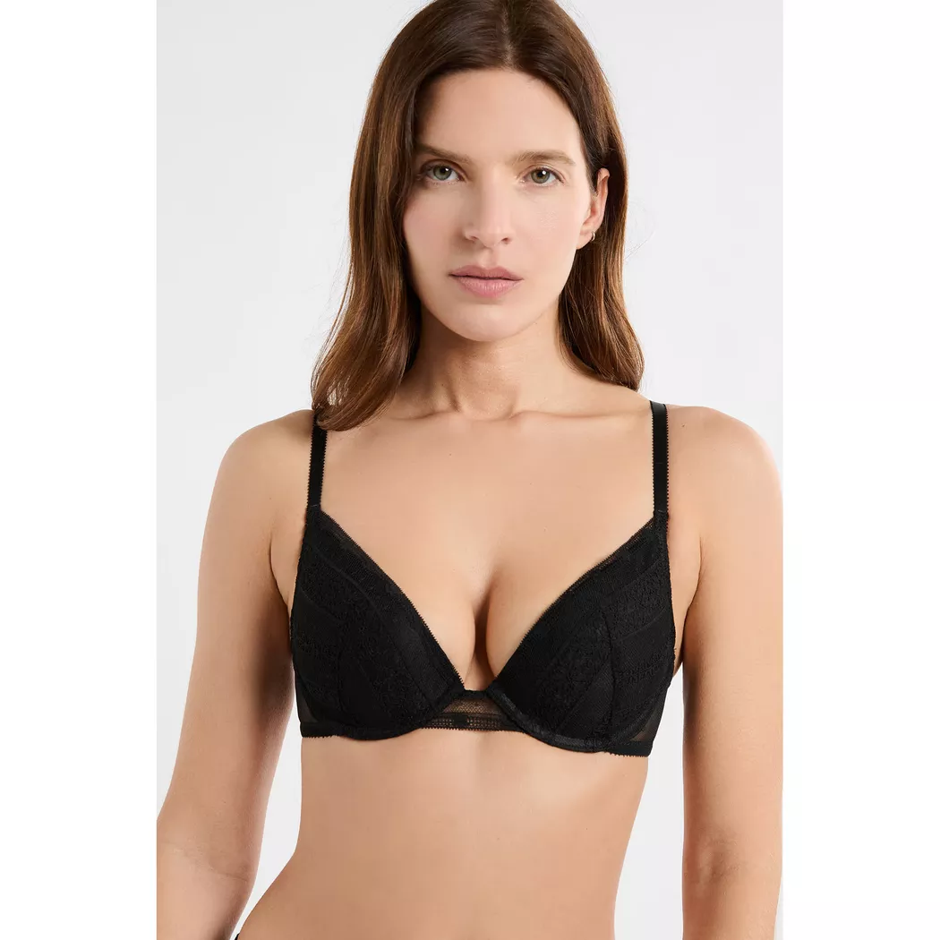 Etam Push-Up BH Schwarz 80C 4