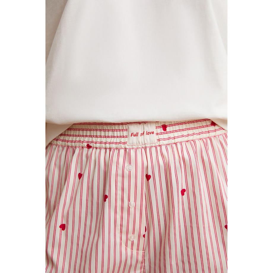 Etam Short de pyjama à pois  