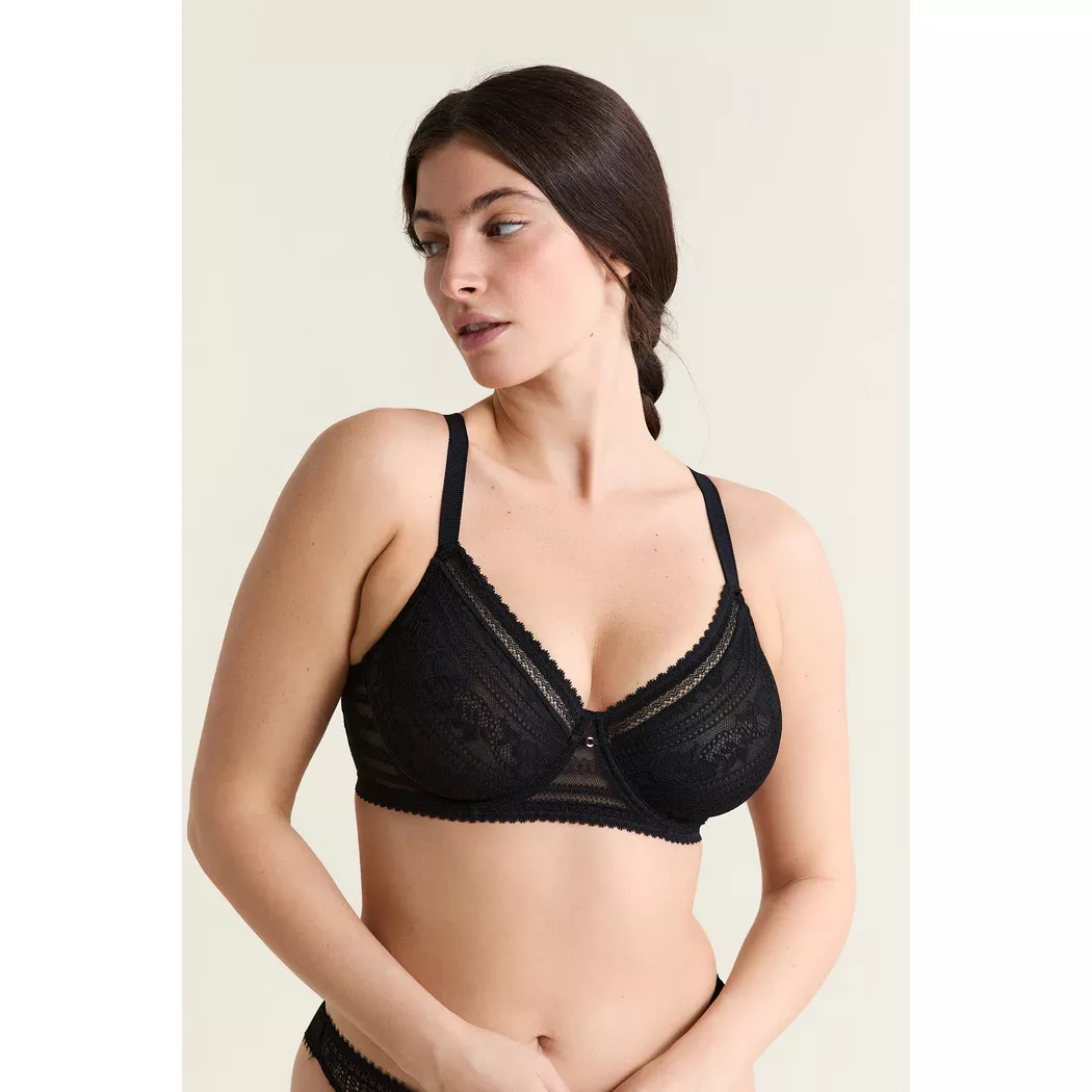 Etam - Bh, für Damen, Schwarz, Größe 80E