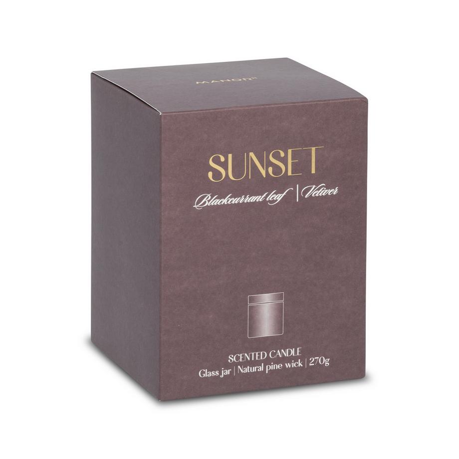 Manor Home Bougie parfumée en verre Nordic 