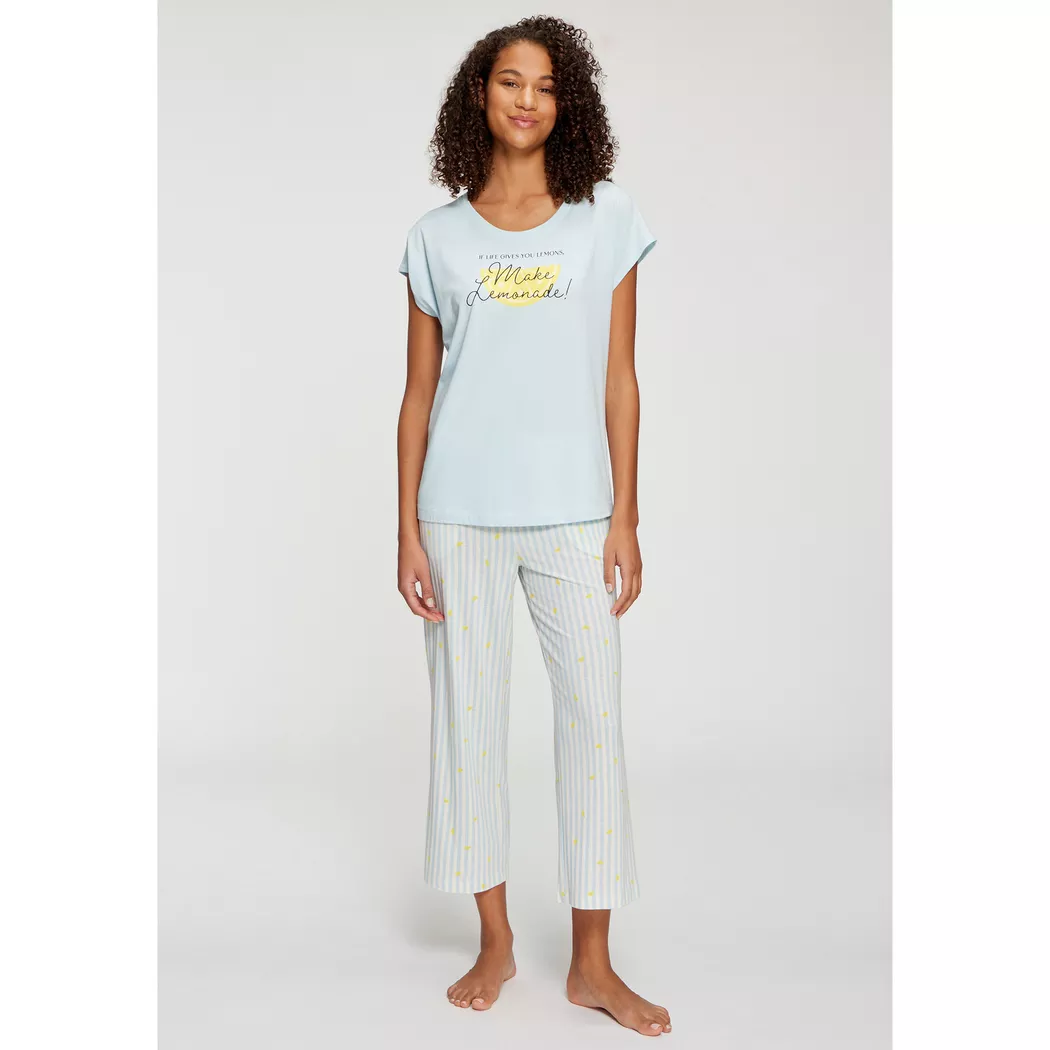 LASCANA Pyjamahose VIVANCE DREAMS hellblau   44-46 damen 2