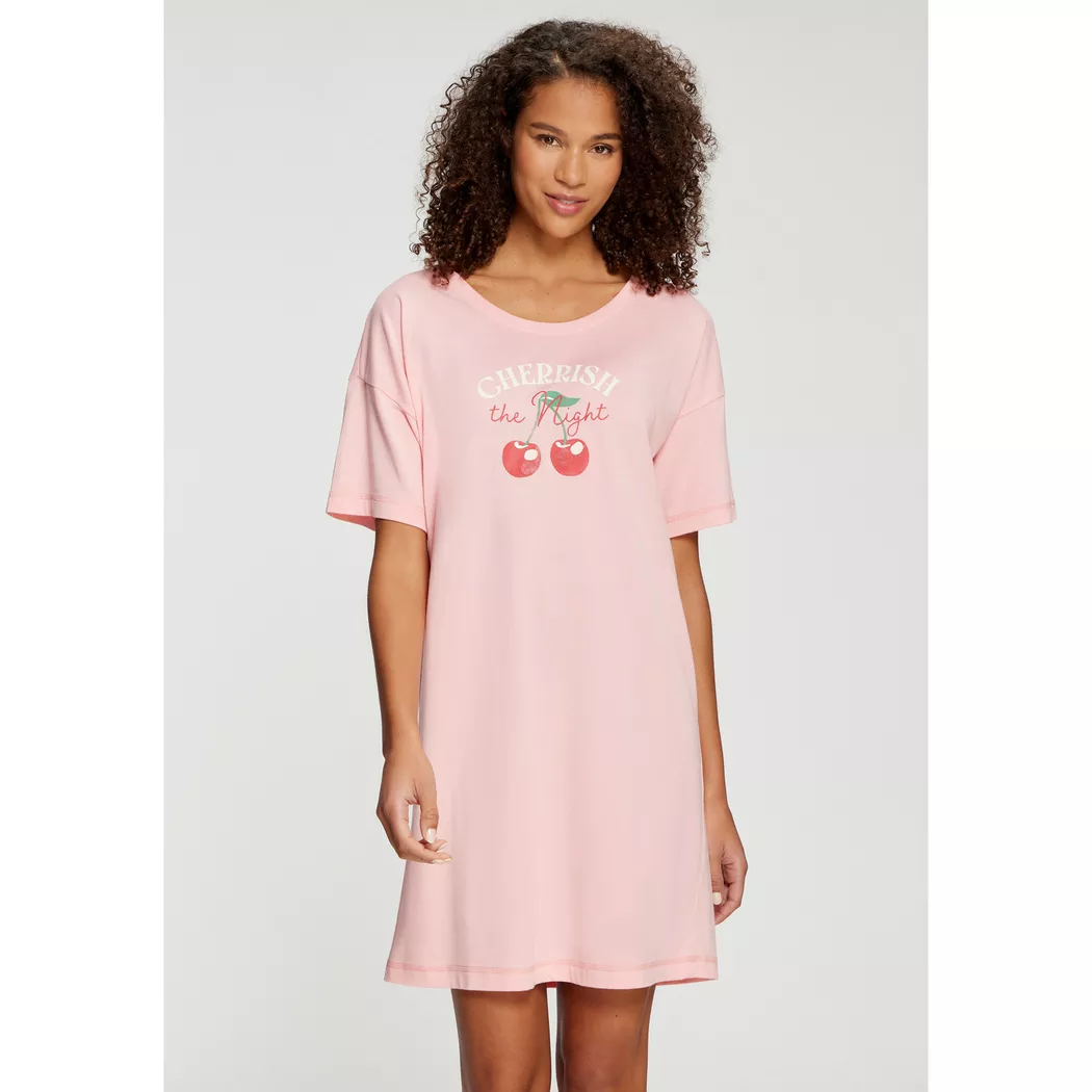 LASCANA Nachthemd - Sleepshirt VIVANCE DREAMS rosa   32-34 damen