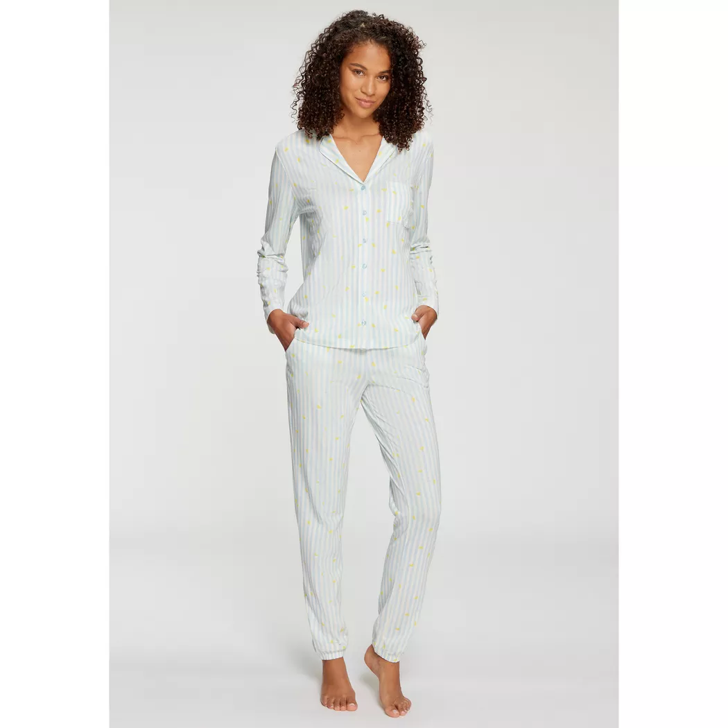 LASCANA Pyjamahose VIVANCE DREAMS hellblau   44-46 damen