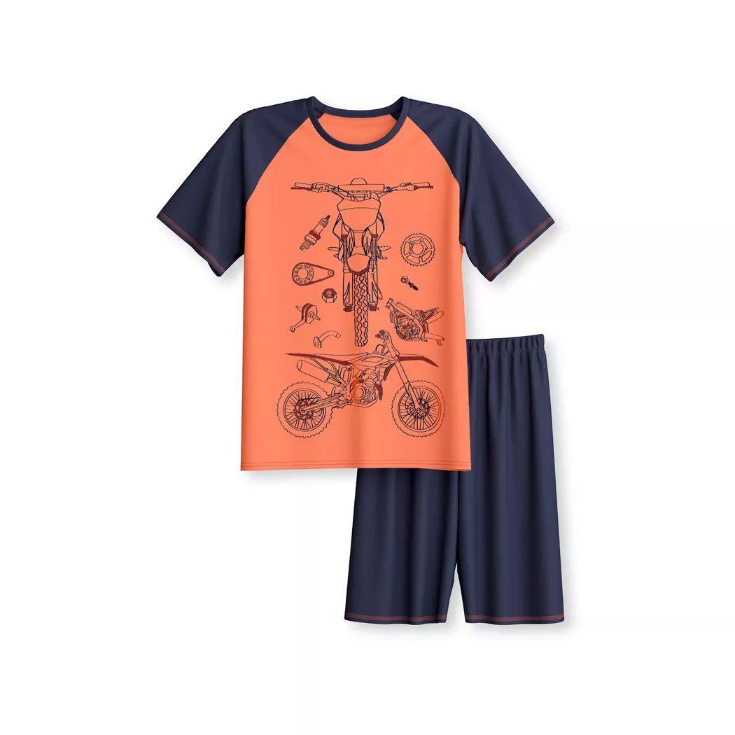 Calida Pyjama Salmon 140 2