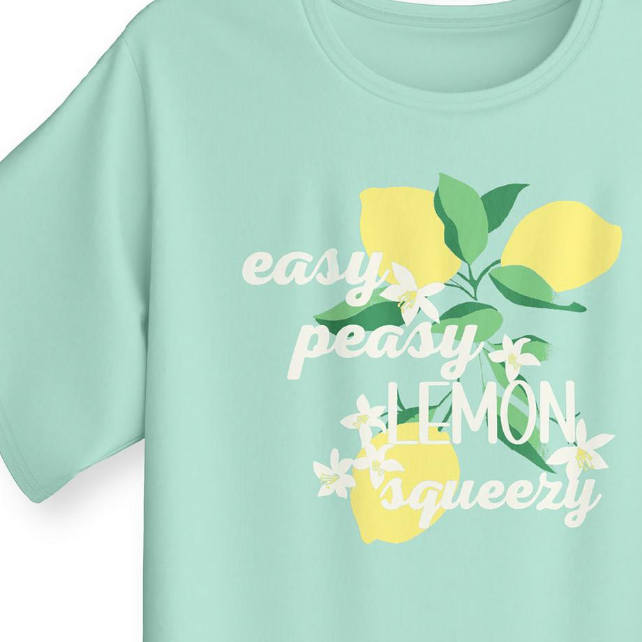 CALIDA Ensemble de Pyjama Manches Courtes Imprimé Citron  