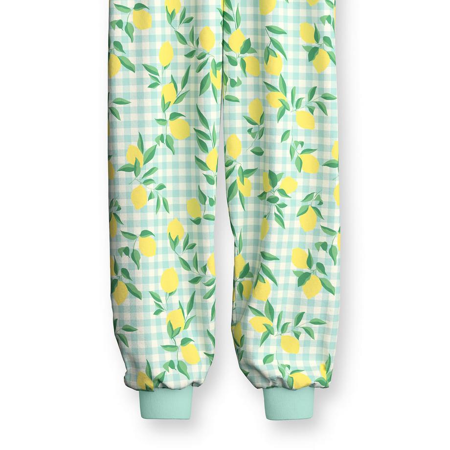 CALIDA Pyjama mit Zitronenprint  