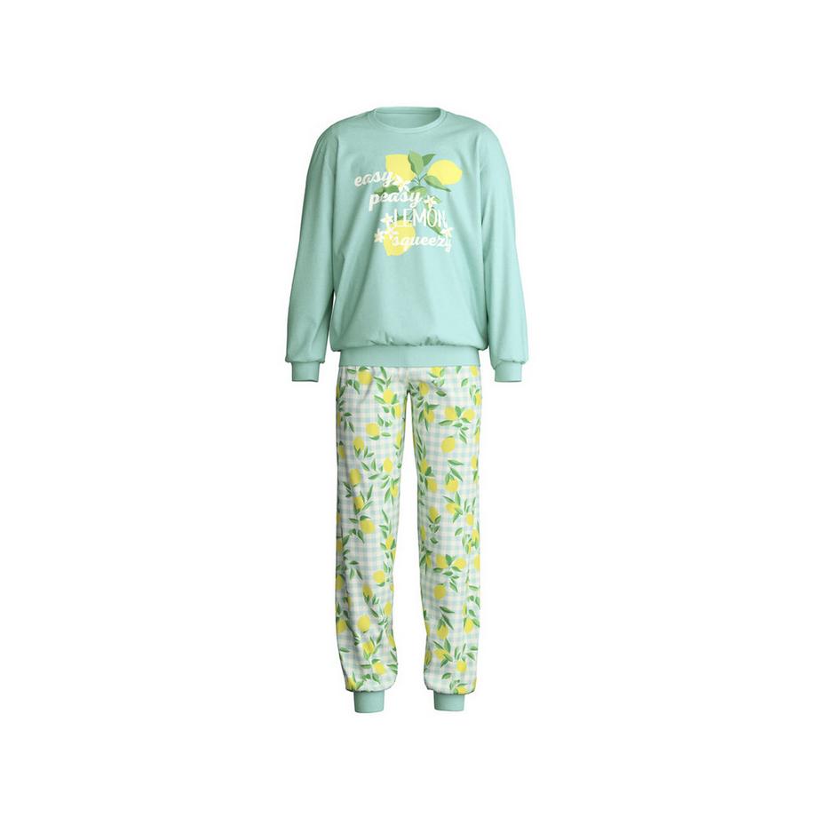 CALIDA Pyjama mit Zitronenprint  