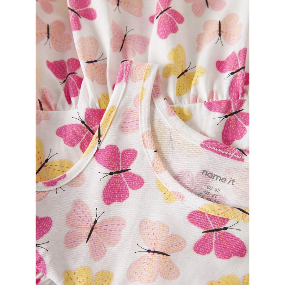 Name It Herz Print Stufenkleid  