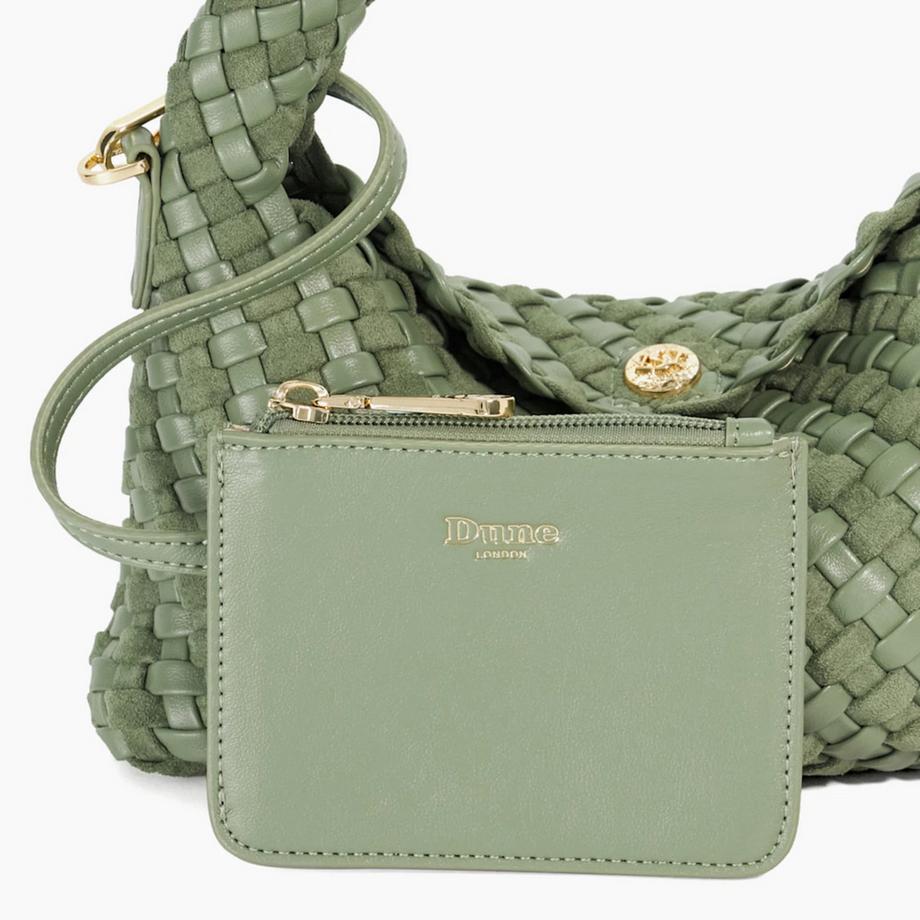 Dune London Sac à main clutch tissé  