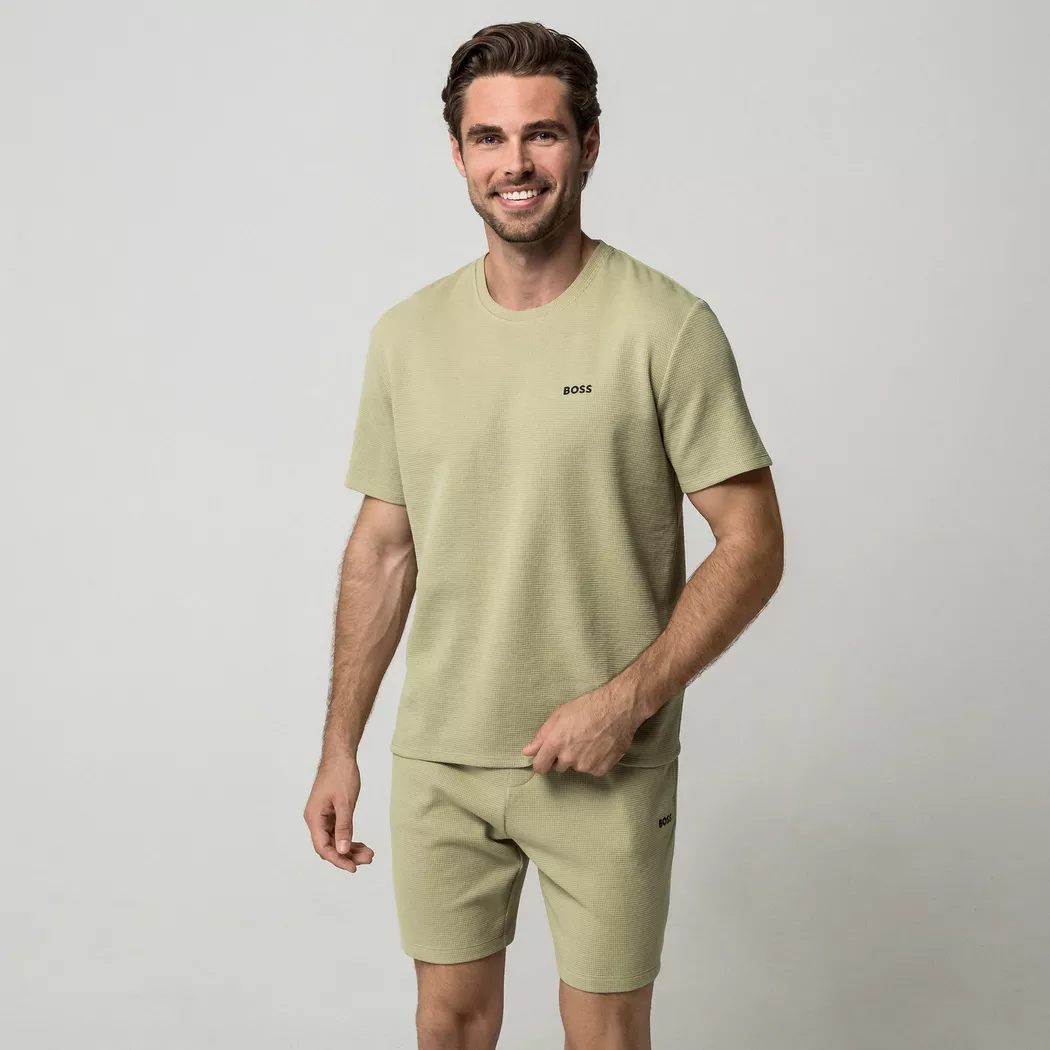 BOSS Pyjamashorts "Waffle Shorts"