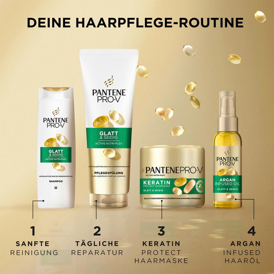PANTENE  Masque capillaire Pro-V Lisse & Soyeux Kératine Protect 