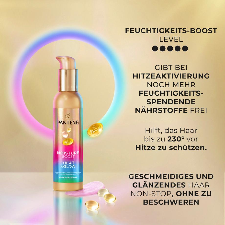 PANTENE  Crème sans rinçage Pro-V Moisture BOOST Heat & Glow 