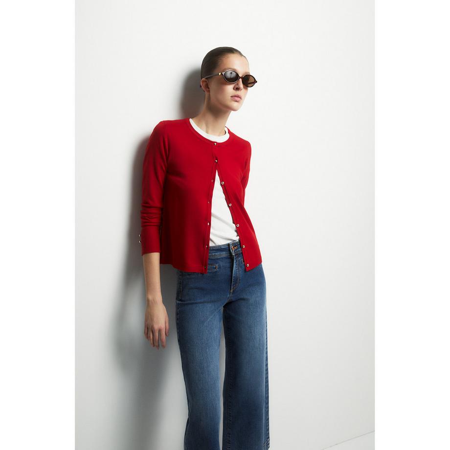 Sfera Jeans Cropped Gamba Larga  