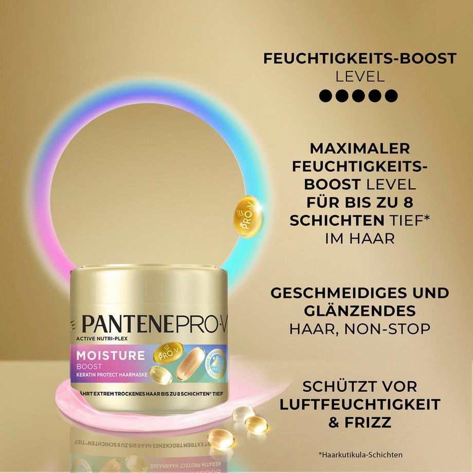 PANTENE  Masque capillaire Pro-V Moisture BOOST Keratin Protect 