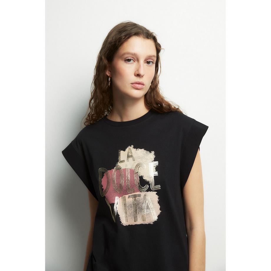 Sfera T-Shirt con stampa leopardata  