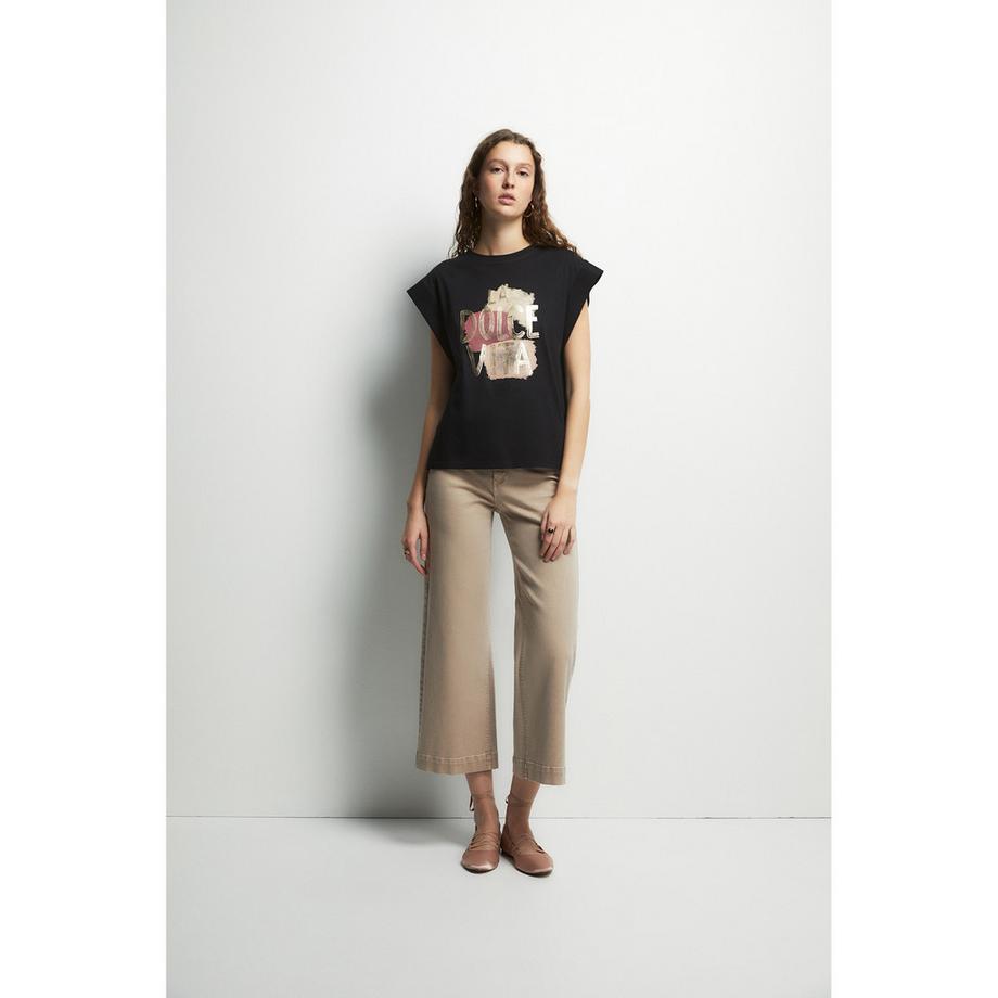 Sfera T-Shirt con stampa leopardata  