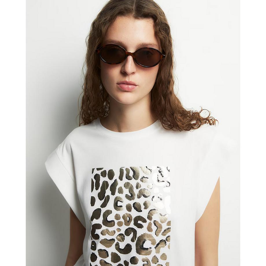 Sfera T-Shirt avec imprimé léopard  