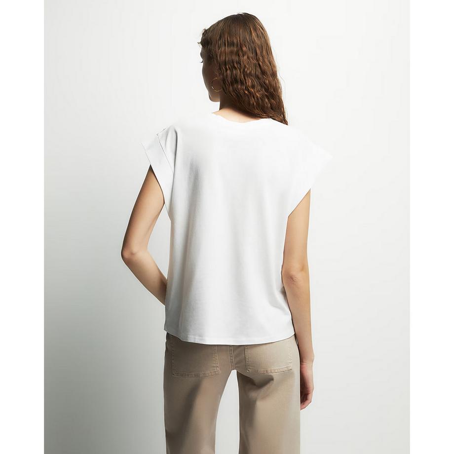 Sfera T-Shirt mit Leopardenprint  