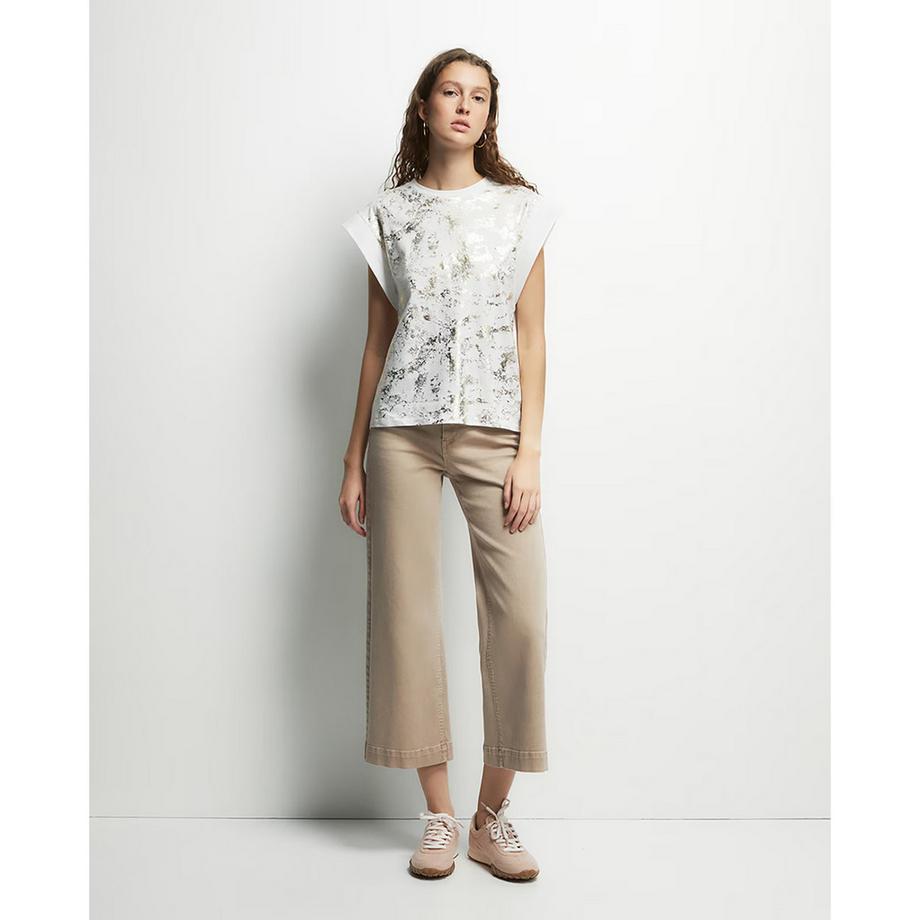 Sfera T-Shirt mit Leopardenprint  