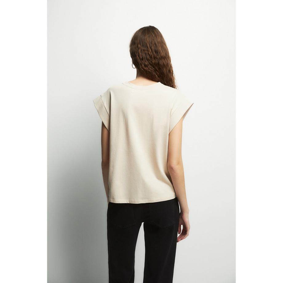 Sfera T-shirt à Imprimé Métallique  