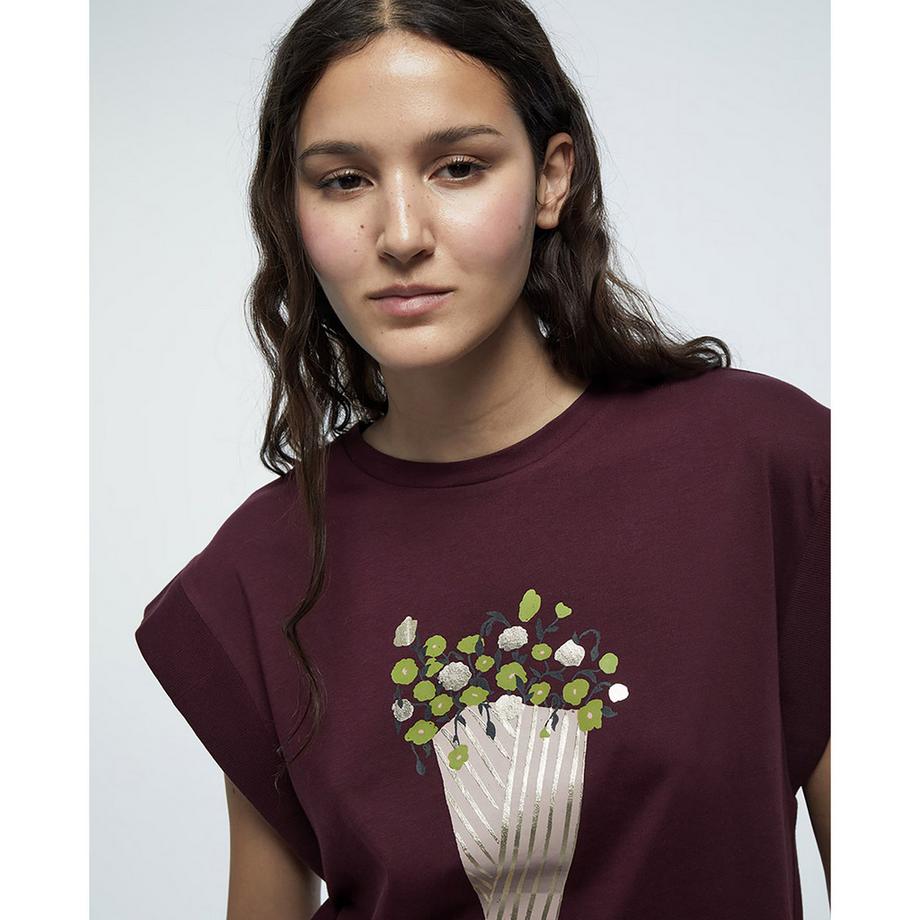 Sfera T-shirt à Imprimé Métallique  