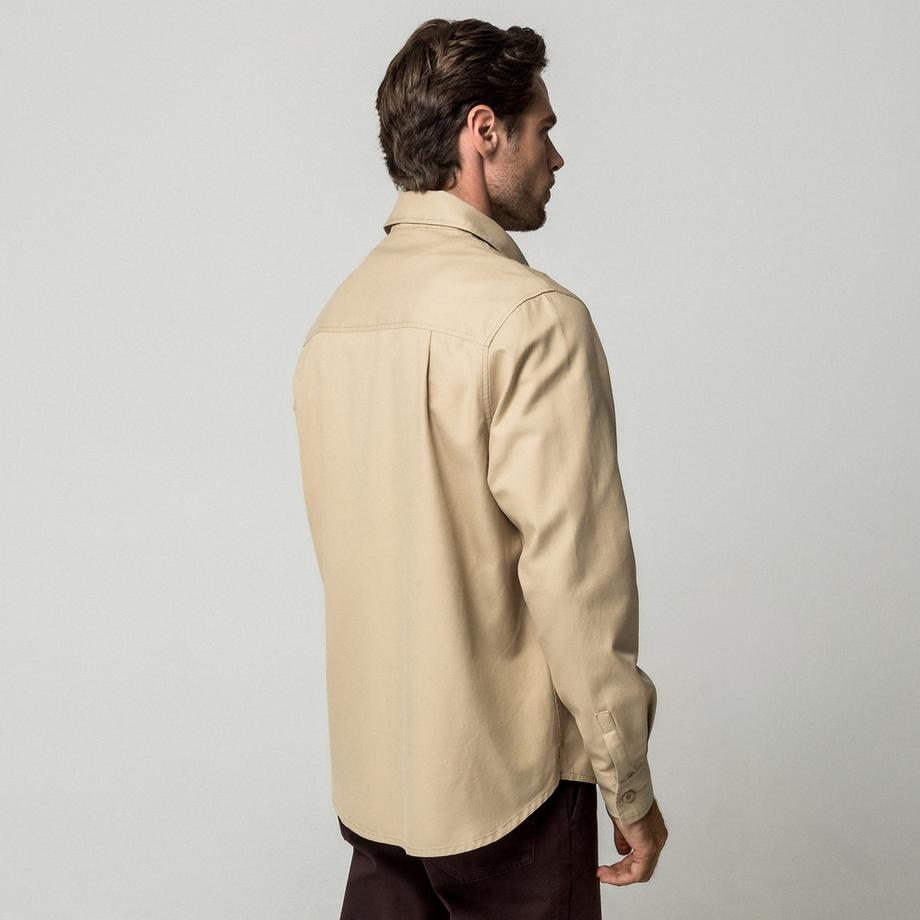Manor Man Manor Man Overshirt à Fermeture Boutonnée et Poches Poitrine  