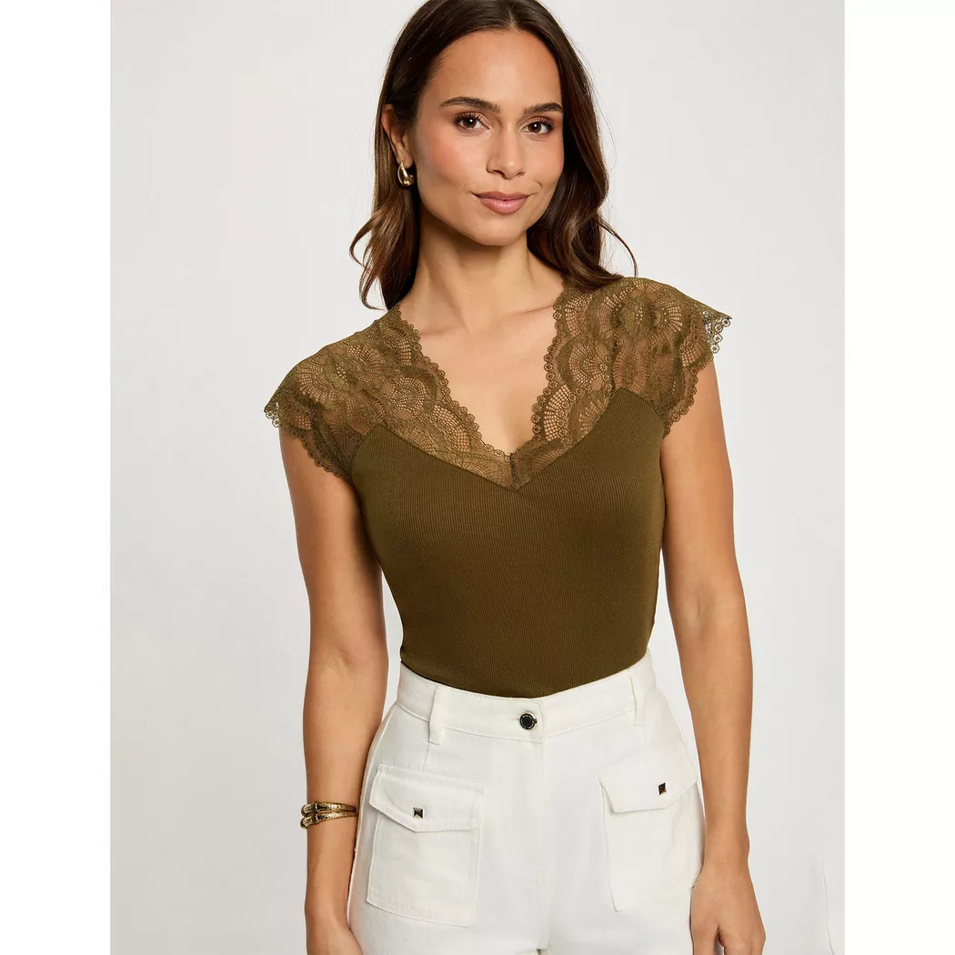 Morgan - T-Shirt, für Damen, Multicolor, Größe XL