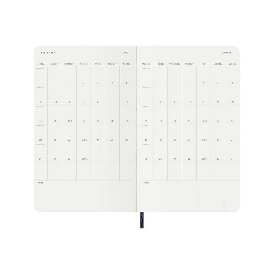MOLESKINE agenda scolaire 2026-2027 18 mois 