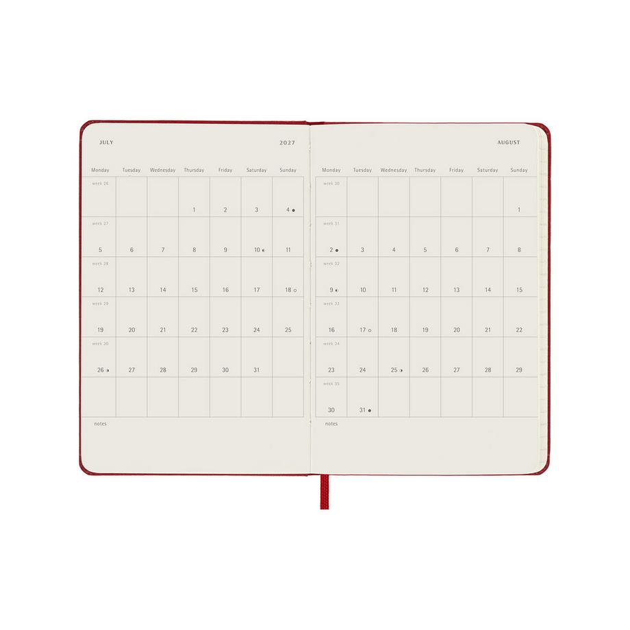 MOLESKINE agenda scolaire 2026-2027 18 mois 