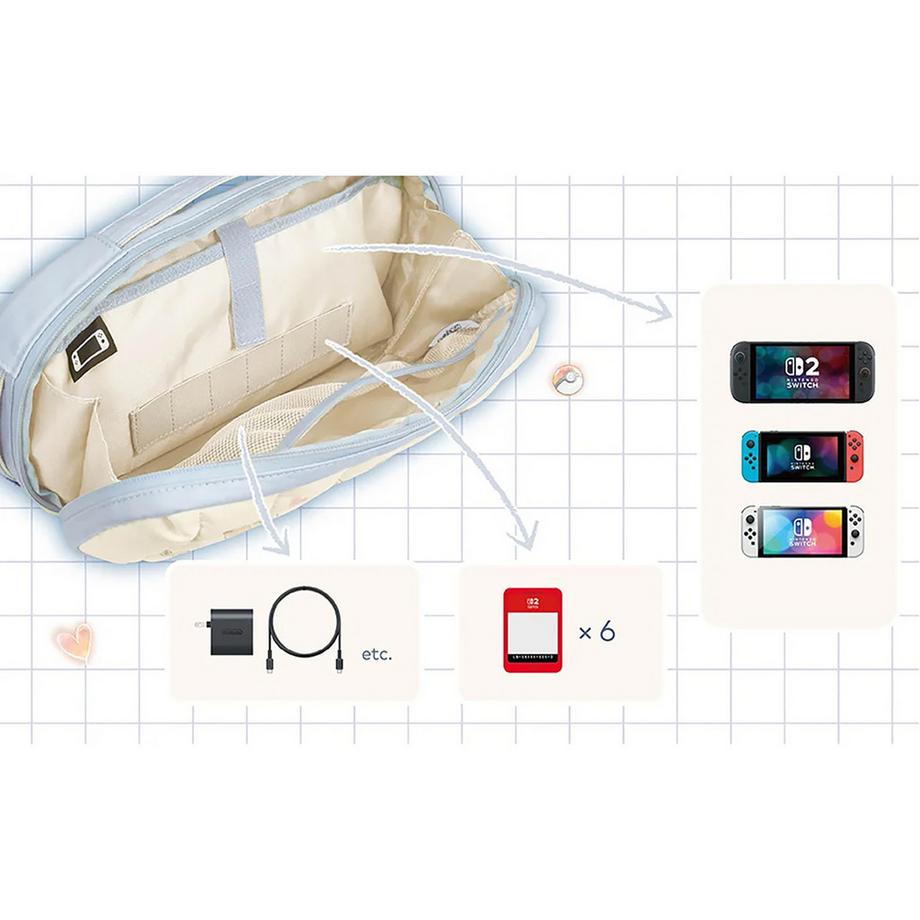 Hori Quilted bag - Evoli Cottage Core [NSW2] Accessoires gaming 