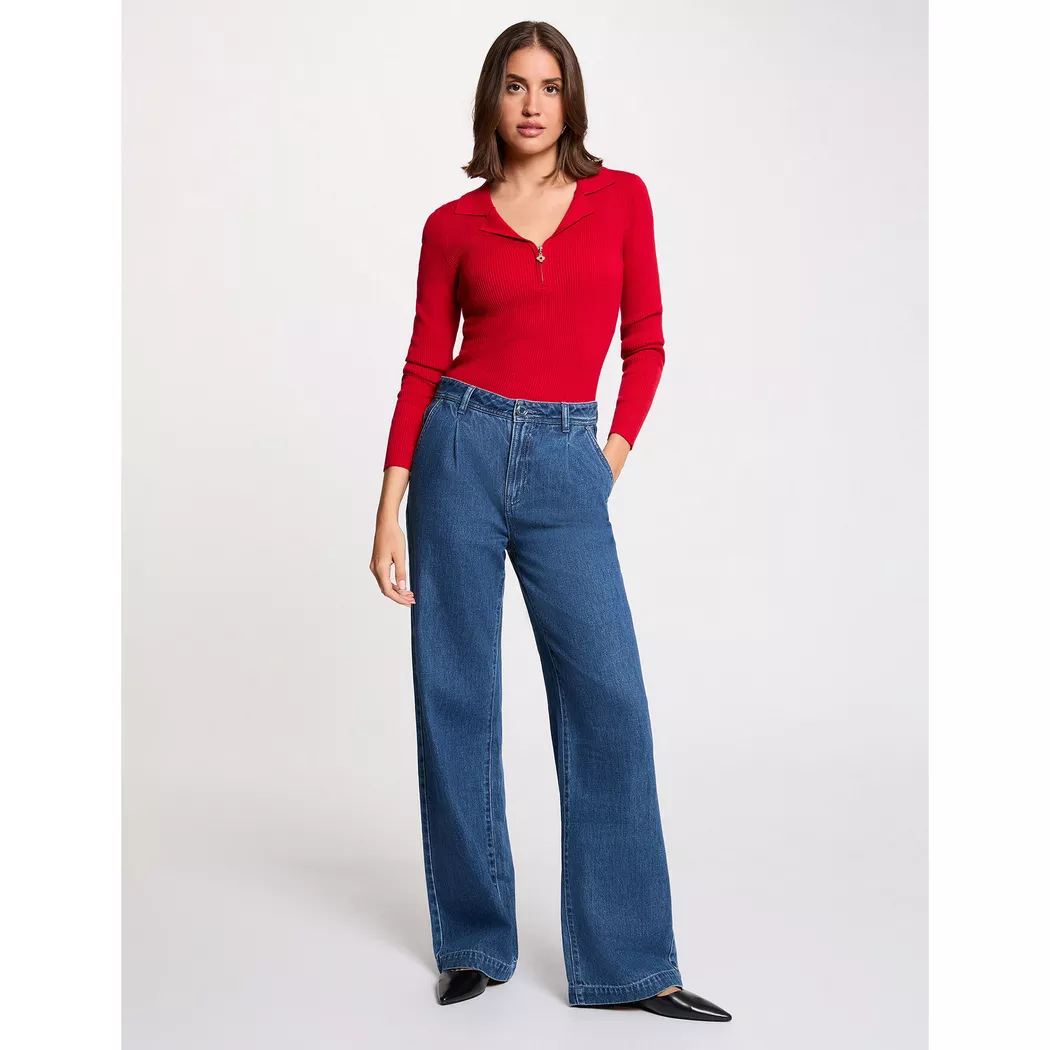 Morgan - Pullover, für Damen, Rot, Größe M