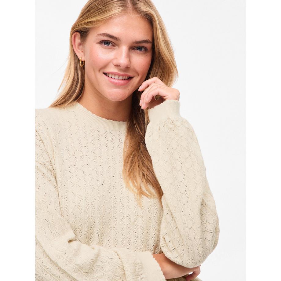 VILA Pullover avec Tricot Motif  