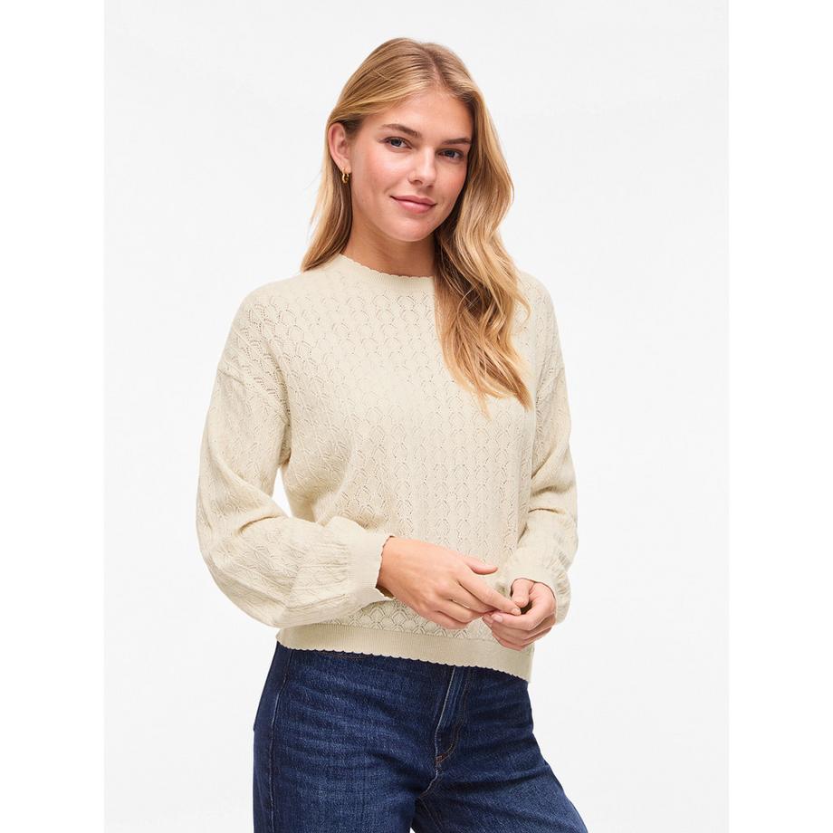 VILA Pullover avec Tricot Motif  