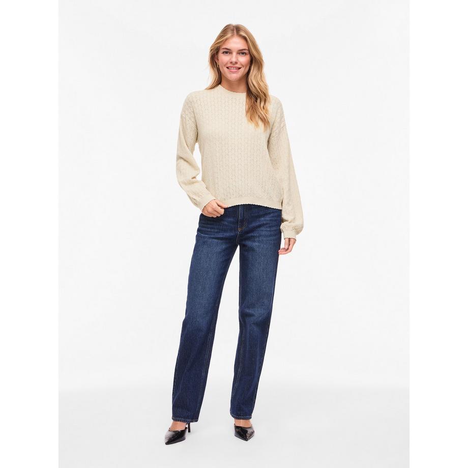 VILA Pullover avec Tricot Motif  