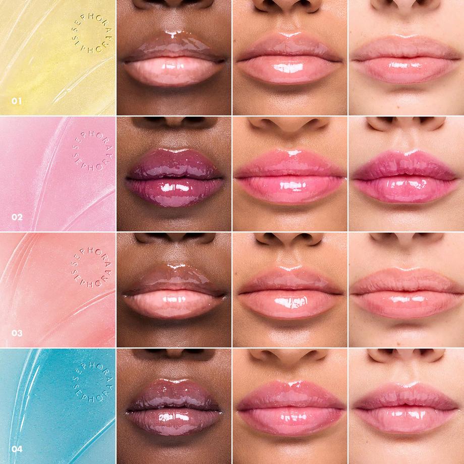 SEPHORA  GLOSSED ICY SHINE - Gloss à lèvres brillance effet mouillé 