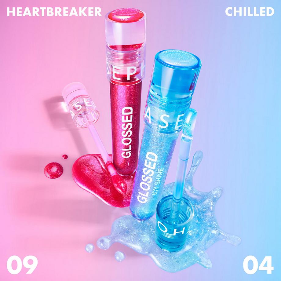 SEPHORA  GLOSSED ICY SHINE - Glänzender Lipgloss mit Wetlook-Effekt 