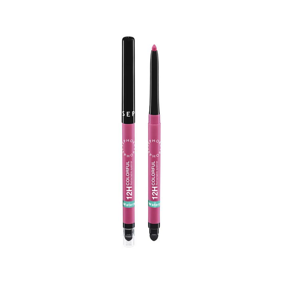 12H COLORFUL  - Crayon yeux rétractable Waterproof
