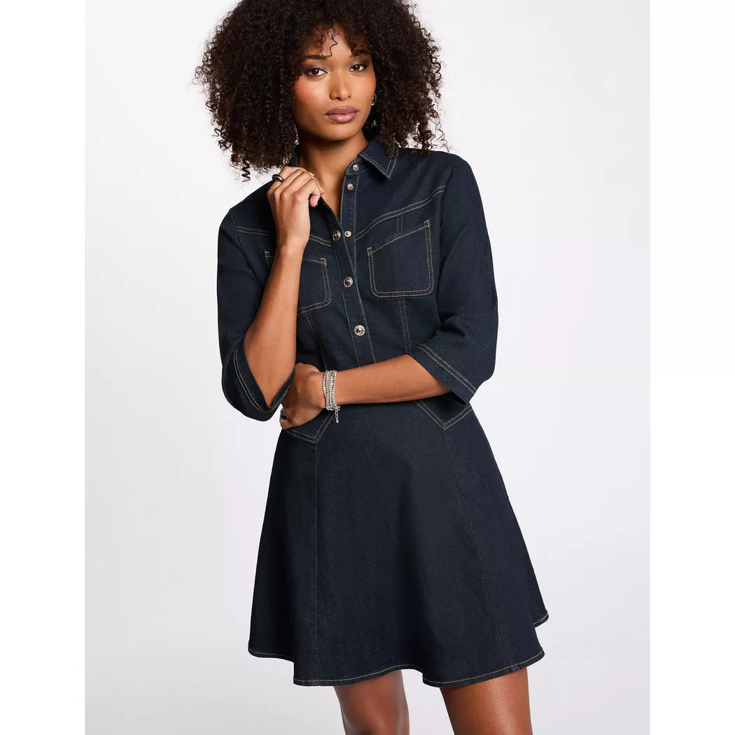 Morgan - Kleid, für Damen, Blau, Größe 36 3