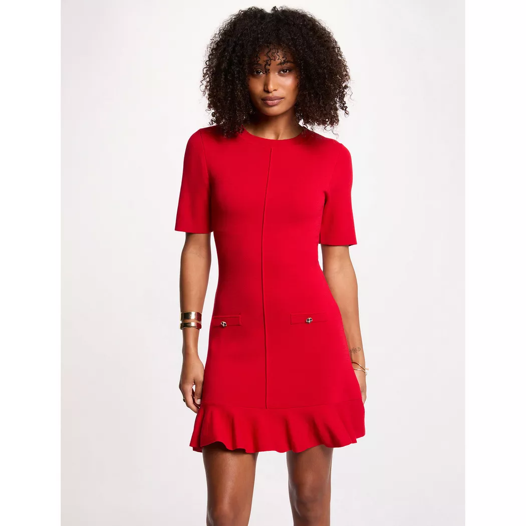 Morgan - Kleid, für Damen, Rot, Größe S