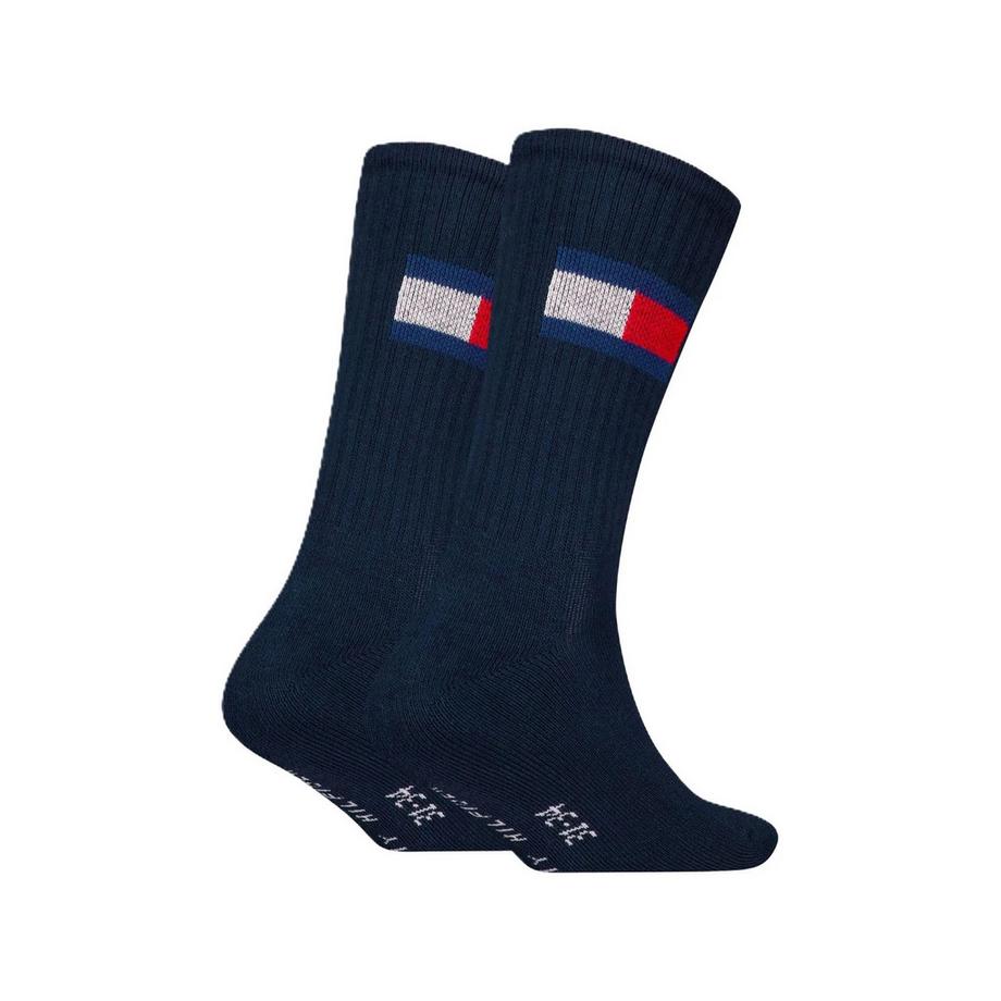 TOMMY HILFIGER TH KIDS SOCK 2P FLAG Calze sport caviglie, 2-pack 