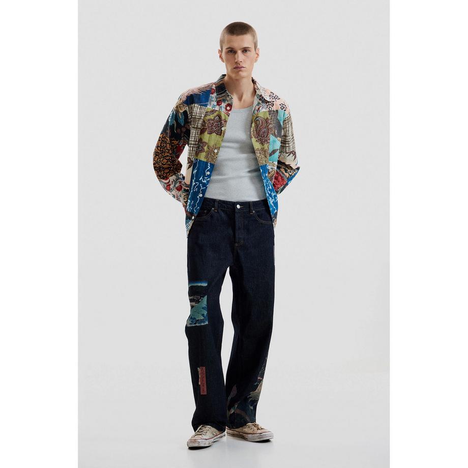 Desigual Jeans Coupe Droite  