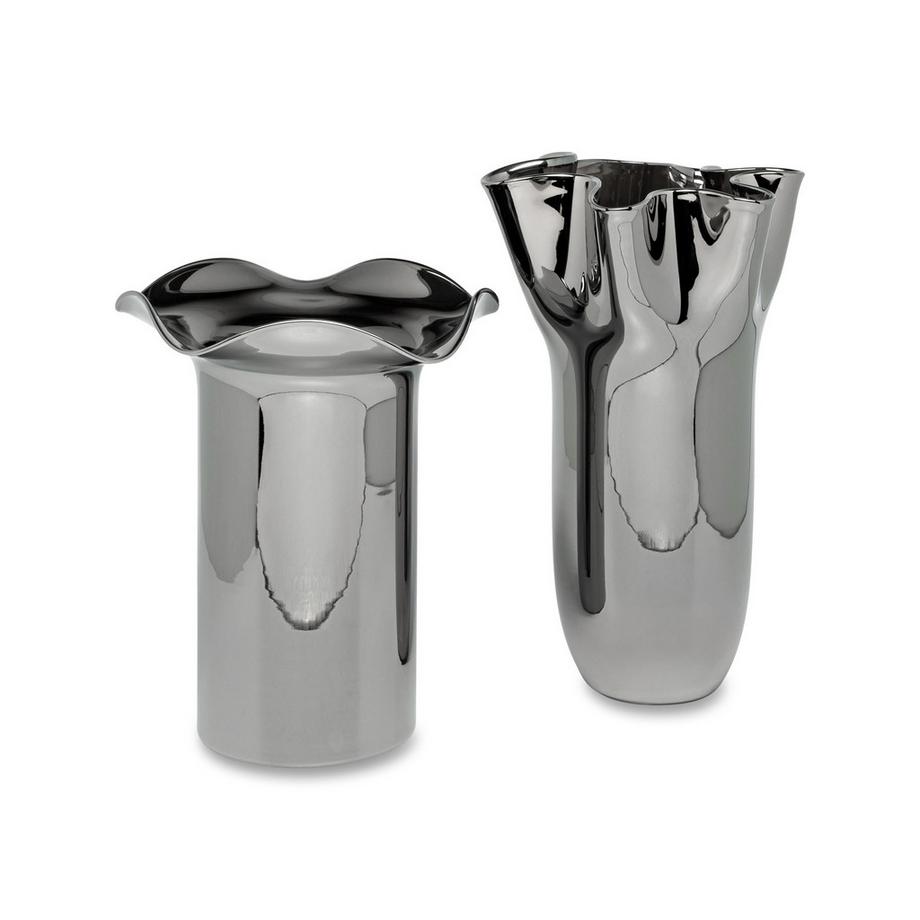 Manor Vase en verre CHROME 