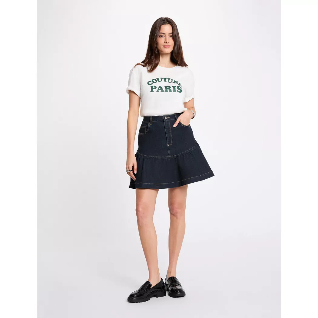 Morgan - T-Shirt, für Damen, Leinen, Größe M 4