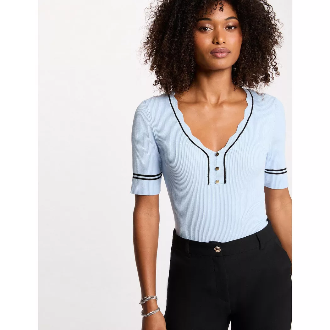 Morgan - Pullover, für Damen, Blau, Größe S