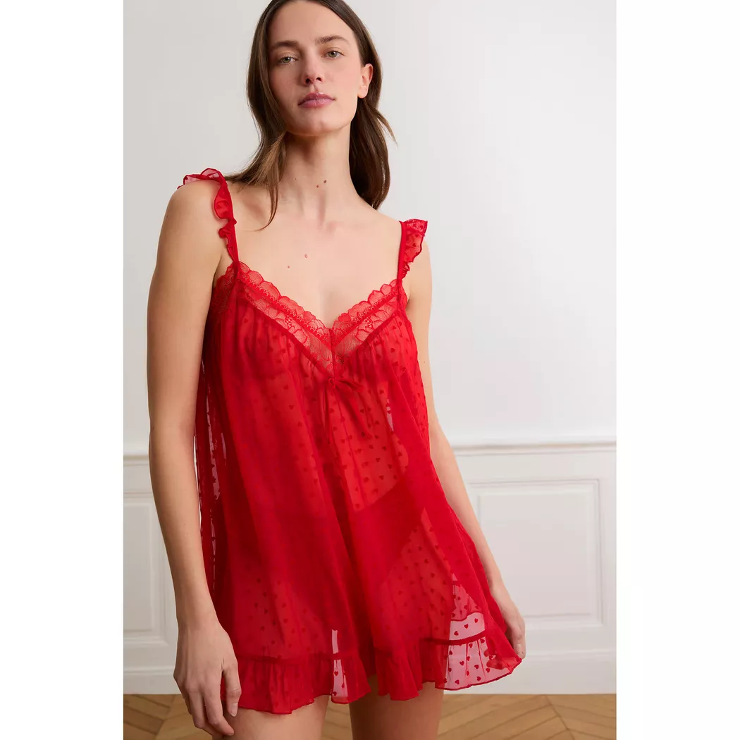 Etam - Nuisette, für Damen, Rot, Größe XL