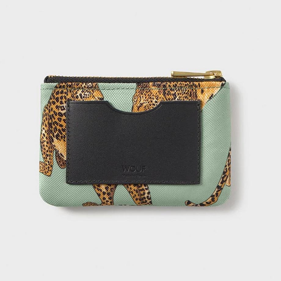 Wouf Emerald Leopard Brieftasche 